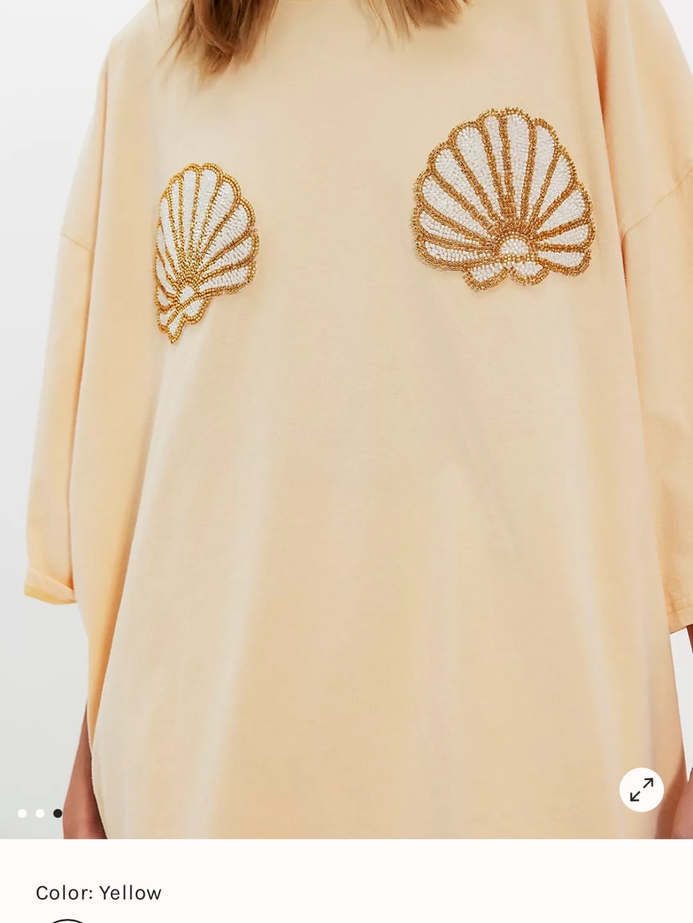 Sabbi Sparkle Shell Oversized Tee